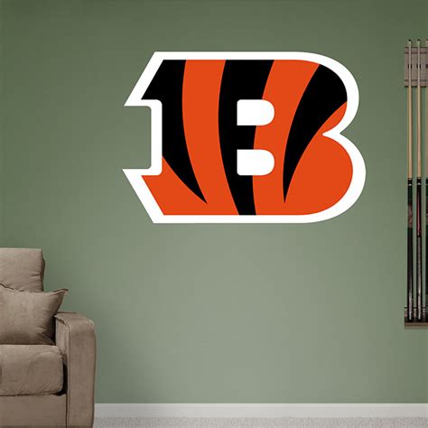 Cincinnati Bengals "B" Logo Wall Decal | Shop Fathead® for Cincinnati ...