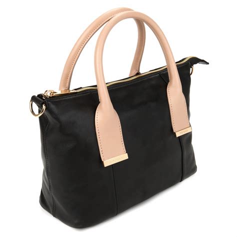 Ted Baker Amelia Leather Mini Tote Bag in Tan (Black) - Lyst