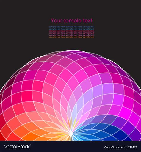 Color wheel background Royalty Free Vector Image