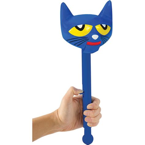 Pete The Cat Puppet On A Stick - EI-2460 | Learning Resources