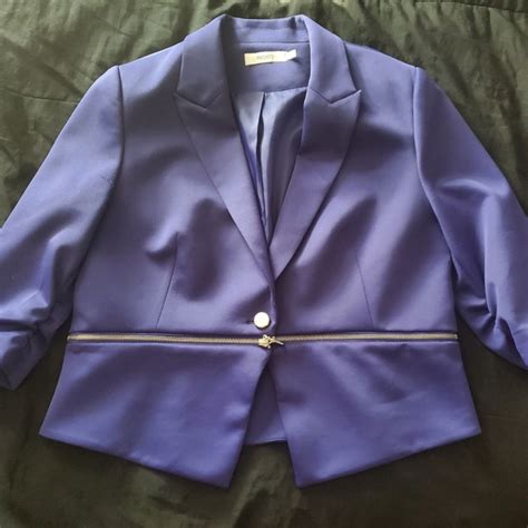 Ricki's Jackets & Coats | 225 Purple And Silver Xl Rickis Blazer | Poshmark