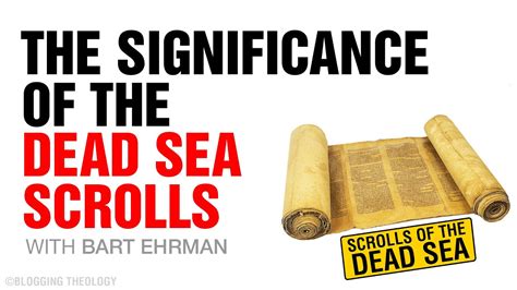 The Significance of the Dead Sea Scrolls - YouTube