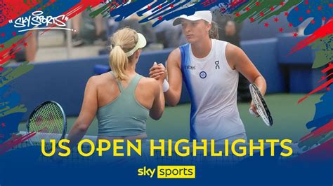 Iga Swiatek vs Daria Saville | US Open highlights | Tennis News | Sky ...