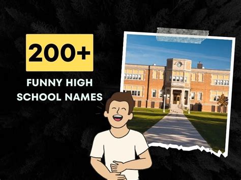 200+ Fake Funny High School Names Ideas (Get Ready to ROFL)