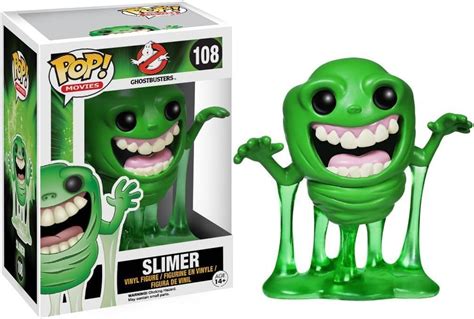 Amazon.com: Funko Pop! Ghostbusters Movie Slimer 30th Anniversary Vinyl Figure (Bundled with Pop ...