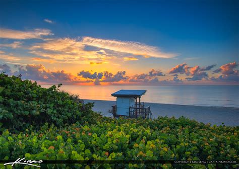 Oceanfront Park Beach Sunrise at Boynton Beach Florida