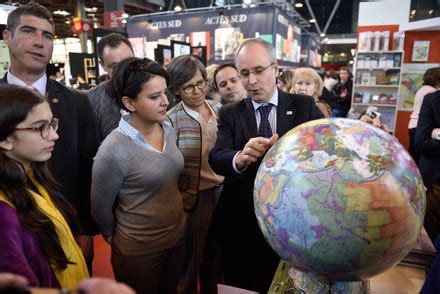 Najat Vallaudbelkacem Attending Paris Book Fair Editorial Stock Photo ...