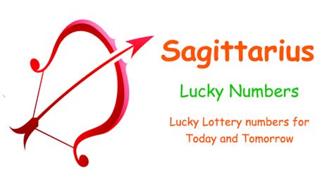 Sagittarius Lucky Lottery Numbers - Today and Tomorrow