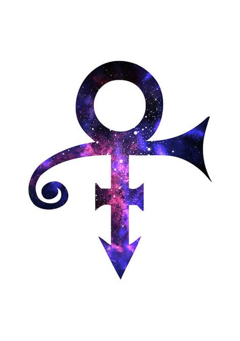 Prince Symbol Poster by Elmas POLAT BASOGLU