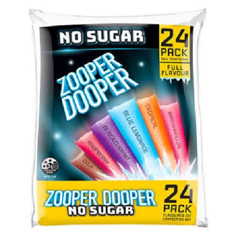 ZOOPER DOOPER NO SUGAR 24X70ML – Dynamic-Vanuatu-Retail