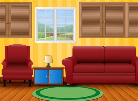 Cartoon House Inside Vector Art, Icons, and Graphics for Free Download