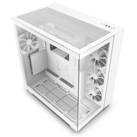 NZXT H9 Flow Dual-Chamber ATX Mid-Tower PC Gaming Case – High-Airflow ...