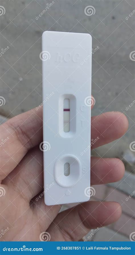 Evaporation Line on Pregnancy Test Stock Image - Image of gadget, white: 268307851