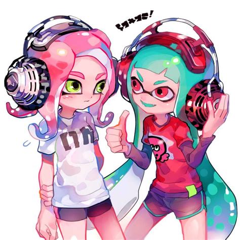 Agent 8 x Agent 3 Nintendo Splatoon, Splatoon 2 Art, Splatoon Comics ...