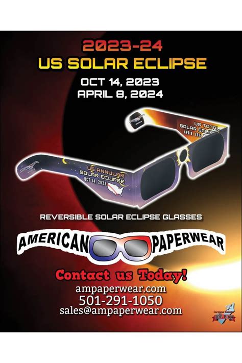 Get your ☀Reversible Solar Eclipse Glasses🌘 for October 14, 2023 and April 8, 2024. in 2022 ...