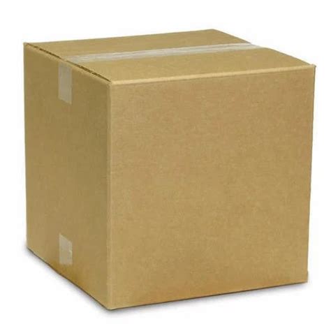 Plain Cardboard Brown Carton Box at Rs 15/piece in Rajkot | ID: 15158823555