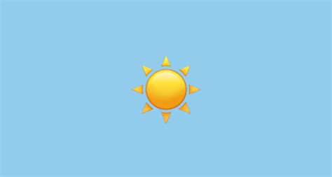 ☀️ Sun Emoji on Apple iOS 15.4