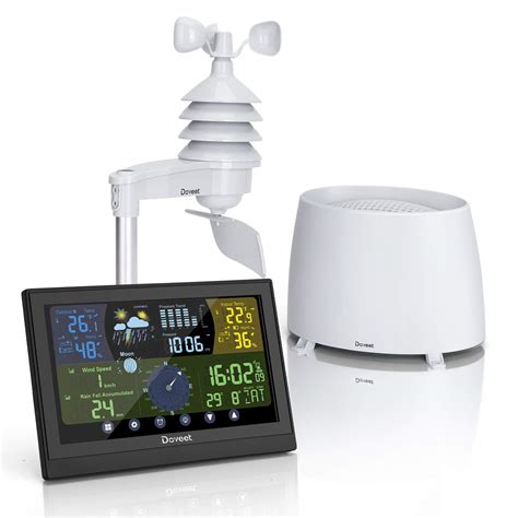 Buy Weather Station with Outdoor Sensors, DOVEET Wireless Weather ...