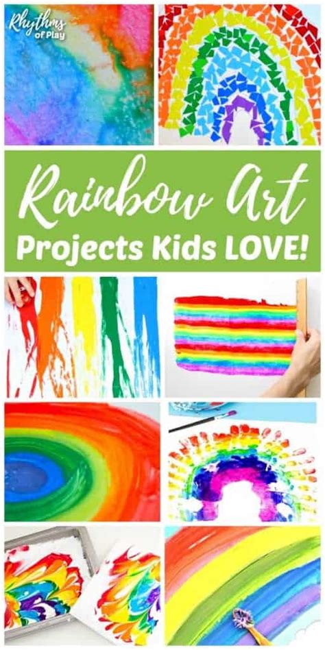 Rainbow Arts, Crafts, and Painting Ideas | RoP