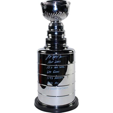 Mark Messier Signed Stanley Cup Trophy with (6) Inscriptions (Steiner ...