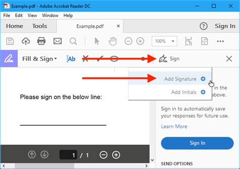 How to Electronically Sign PDF Documents : IET Knowledge Base