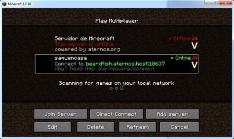 Aternos Minecraft Server