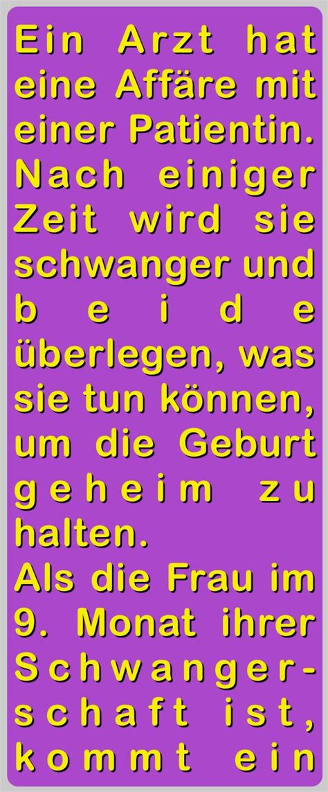 Witz des Tages: Arzt will Pfarrer Affären-Kind unterjubeln in 2020 | Witz des tages, Arzt witze ...