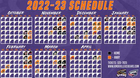 Ice Bears release full 2022-23 regular season schedule - Knoxville Ice ...