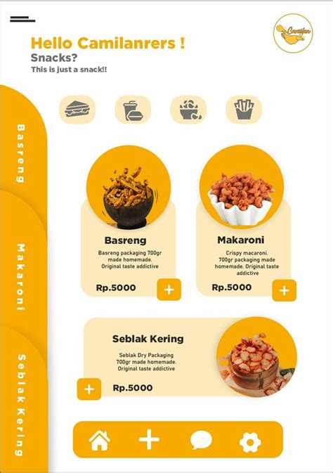 Katalog Produk Makanan | Food website design, Creative advertising design, Food website