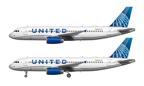 United Airlines A320 New Livery