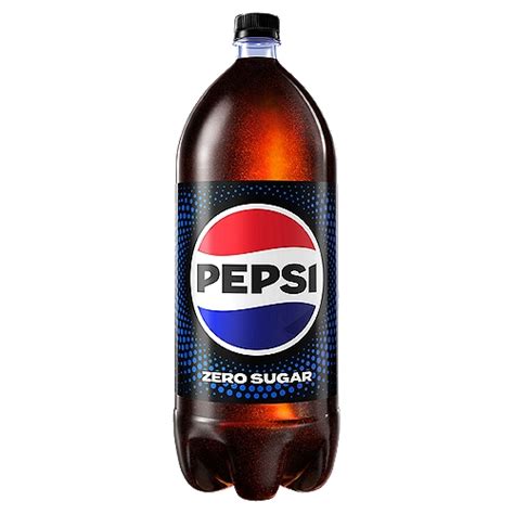 Pepsi Zero Sugar Soda, 2 liter, 67.62 liq ounce