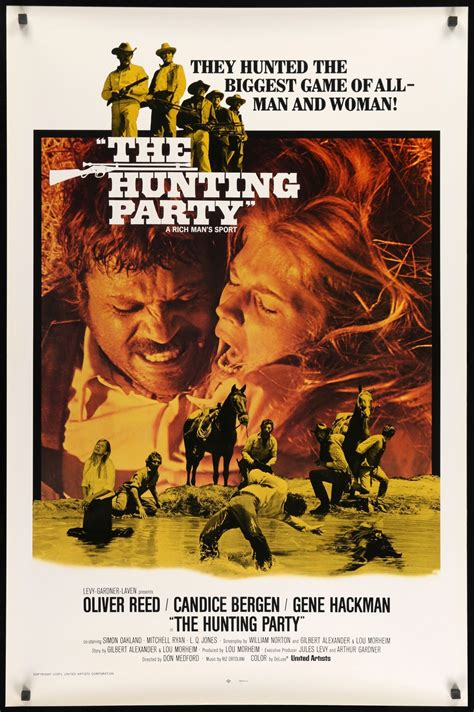 The Hunting Party (1971) Original One-Sheet Movie Poster - Original Film Art - Vintage Movie Posters