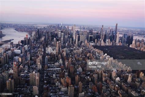 Dawn breaks over Manhattan as the city struggles to contain the... News ...