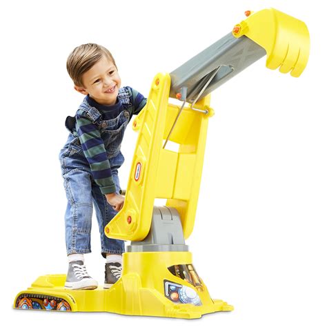 Little Tikes You Drive Sand Toy Excavator with Swivel For Sit and Stand Scoop and Dump Play Set ...