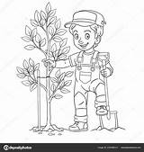 Agricultor Colorare Contadino Paglia Granjero Disegno Mestieri Cappello  sketch template