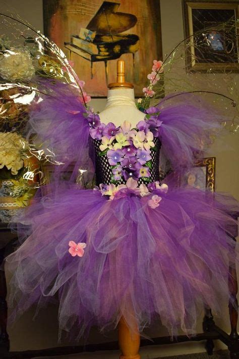 Purple realistic fairy costume, dance performance costume, ice skating costume, theatrical fairy ...