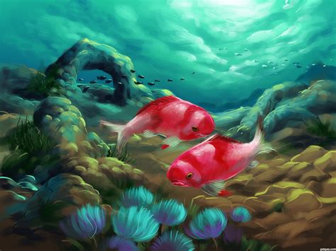 Underwater Scene Drawing at GetDrawings | Free download