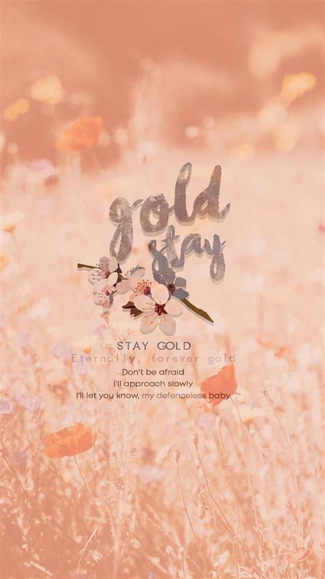 Stay Gold♡ in 2020. Bts , Bts lyrics, Stay gold HD phone wallpaper | Pxfuel