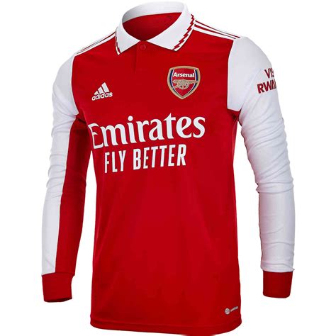 2022/23 adidas Gabriel Jesus Arsenal L/S Home Jersey - SoccerPro