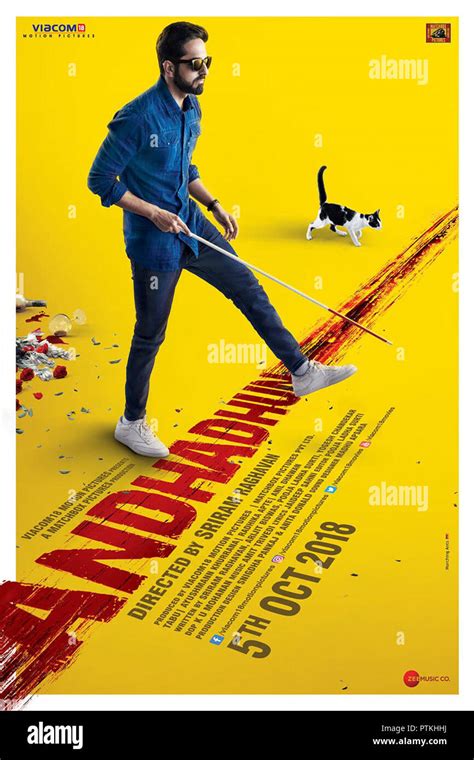 ANDHADHUN, Indian poster, Ayushmann Khurrana, 2018. © Viacom 18 Motion Pictures / courtesy ...