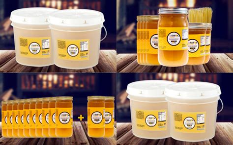 Bulk Raw Honey Sticks & 1 Gallon Pails; Buy In Bulk w/Free Shipping