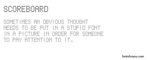 Scoreboard (139788) Font: Download for Free, Online