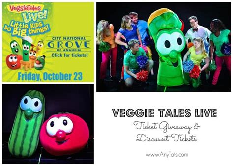 Veggie Tales Live Discount Tickets $11.25 + 4 Ticket #Giveaway - Any Tots