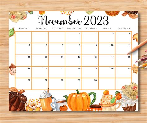 Thanksgiving Calendar, Happy Thanksgiving, November Calender, Fillable Calendar, Calendar ...