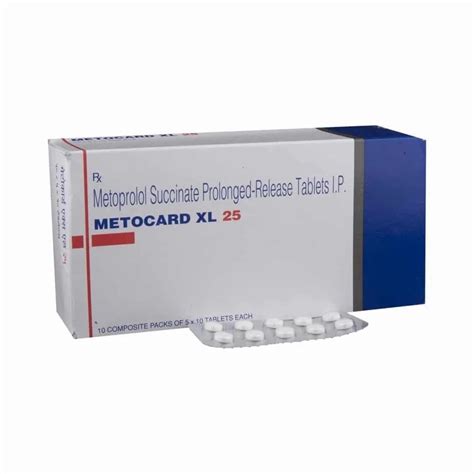 Metoprolol 25 Mg Tablet at Rs 60/stripe | Metoprolol Tartrate Tablet in ...