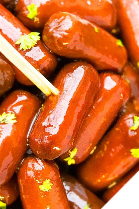 Crockpot Little Smokies {Cocktail Weenies} | Slow Cooker Foodie