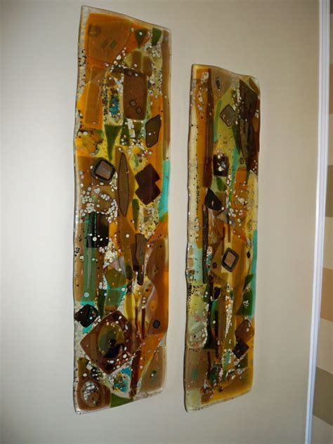 Fused Glass Wall Art Panels | Designer Glass Mosaics