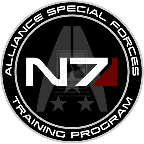 Mass Effect N7 Training Program Custom Logo by ~cbunye on deviantART | Mass effect, Mass effect ...