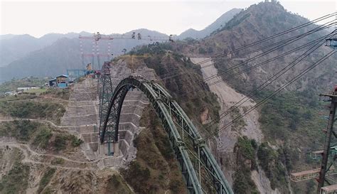 Indian Railways completes World's Highest Railway Bridge, arch closure of iconic Chenab Bridge ...