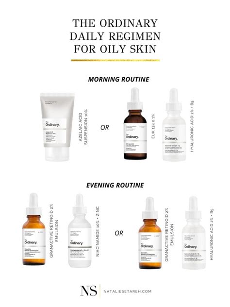 The Ordinary Skincare Routine for Oily Skin - Natalie Setareh